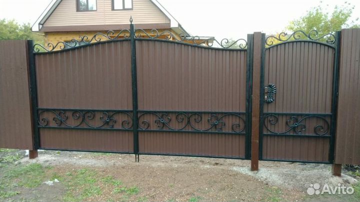Ворота кованые распашные