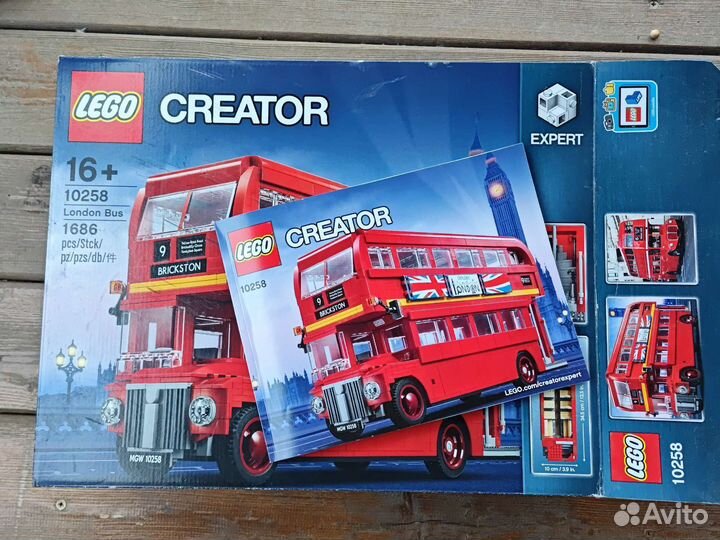 Коробка от Lego 10258