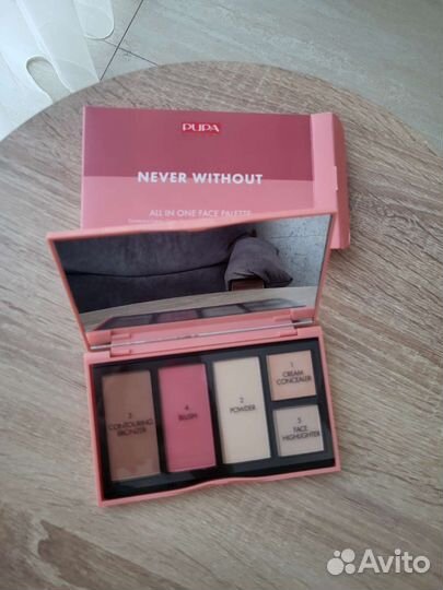 Палетка для контуринга pupa