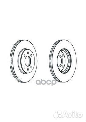 Диск тормозной hyundai solaris 10/KIA RIO III