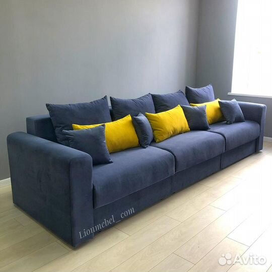 Большой модульный диван кровать 3-х секционный