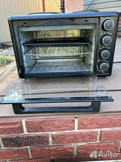 Мини печь с плитой