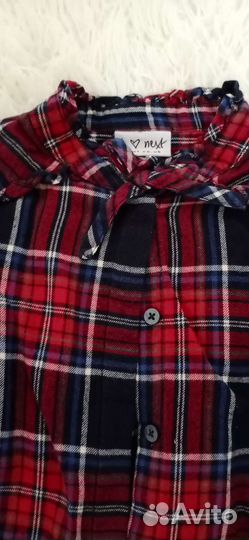 Рубашка next 146, Джинсы Gloria 140