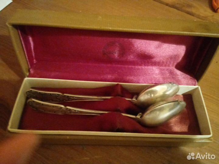 Ложка для заваривания чая серебро СССР винтаж