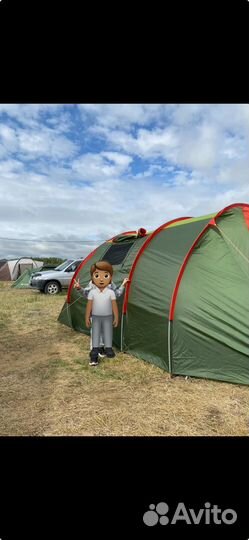 Палатка туристическая 4 местная с тамбуром