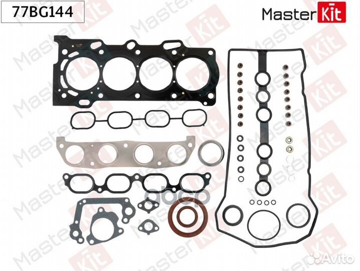 Комплект прокладок двигателя 77BG144 MasterKit