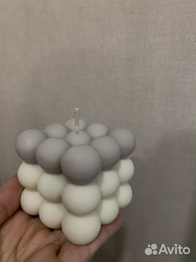 Свечи из соевого воска «Куб»