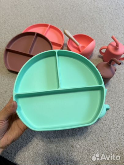 Детска посуда силиконовая