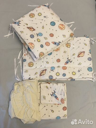 Бортики в кроватку и постельное белье