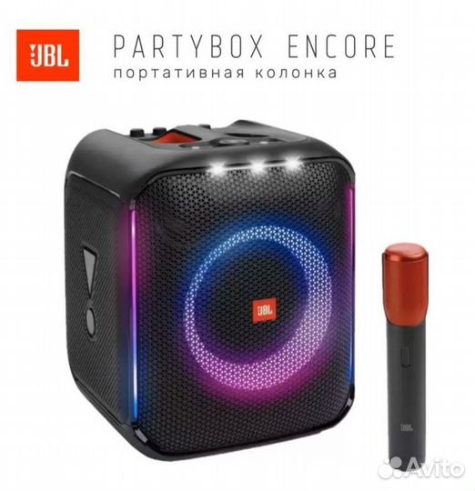 Колонка JBL partybox Encore с микрофоном