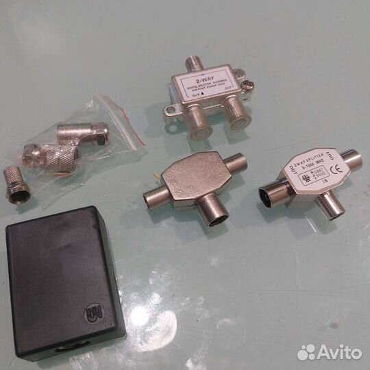 Кабель телевизионный 1.5м-5м-15м. Разветвители тв