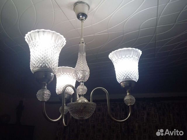 Хрустальная люстра СССР