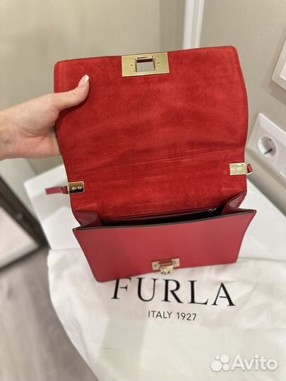 Сумка натуральная кожа furla оригинал