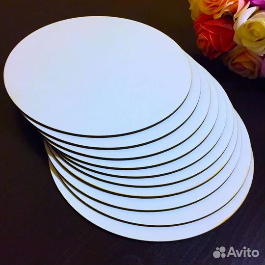 Фальш ярус для торта, подложки, топперы