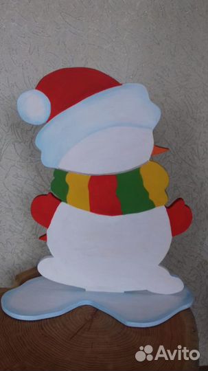 Фигурки из фанеры новогодние (можно на улице поста