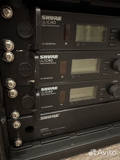 Shure ulxd4d + ulxd2/sm58 L51 632-698mhz