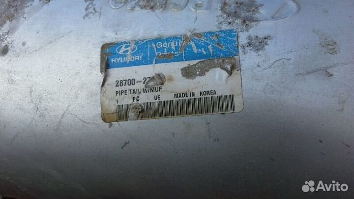 Глушитель Хендай Акцент