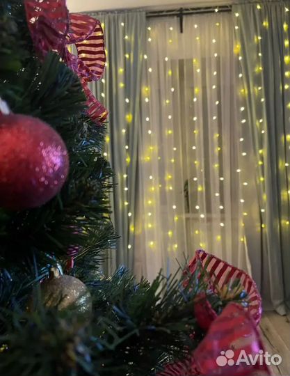 Гирлянда штора