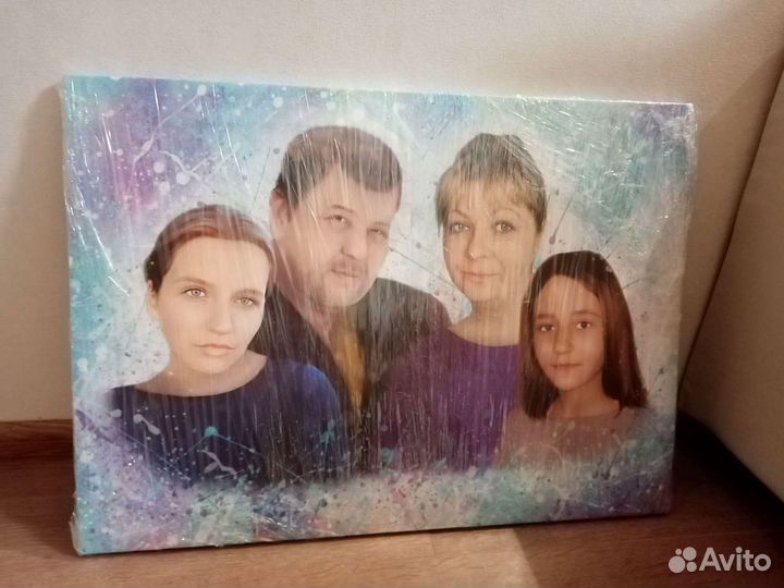 Цифровой портрет по фото на заказ