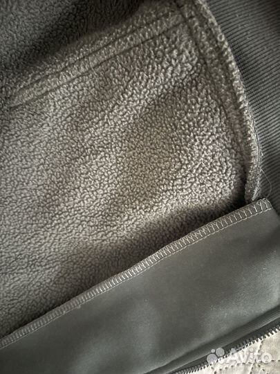 Зип худи серая