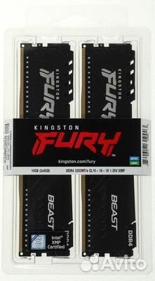 Kingston 16Gb DDR4 3200MHz