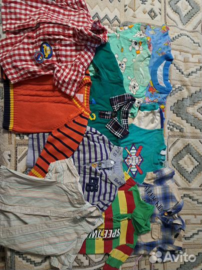 Детские вещи пакетом на мальчика 80 86