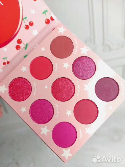 Colourpop палетка Cherry crush