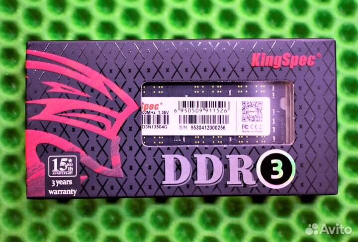KingSpec DDR3 1600 MHz 4 GB