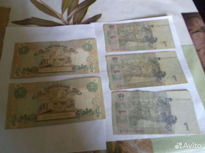 Украинские гривны