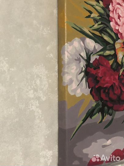 Картины по номерам раскрашенная