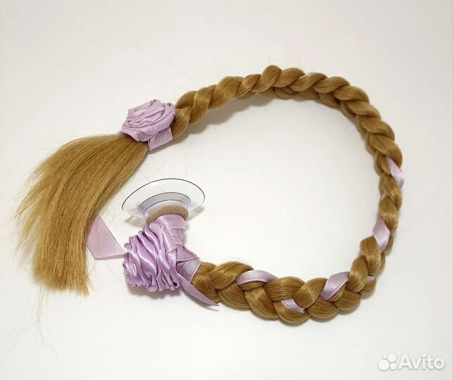 Коса на детский или подростковый шлем