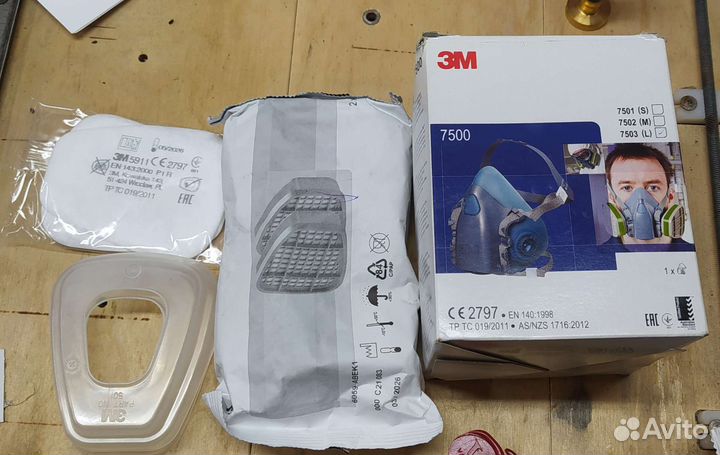 Полумаски 3м 7502 Оригинал Комплект