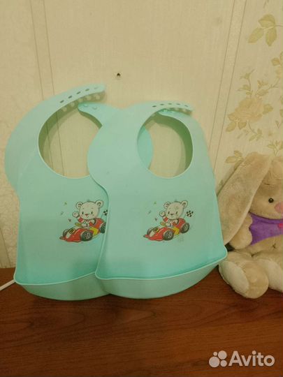 Силиконовый детский передник