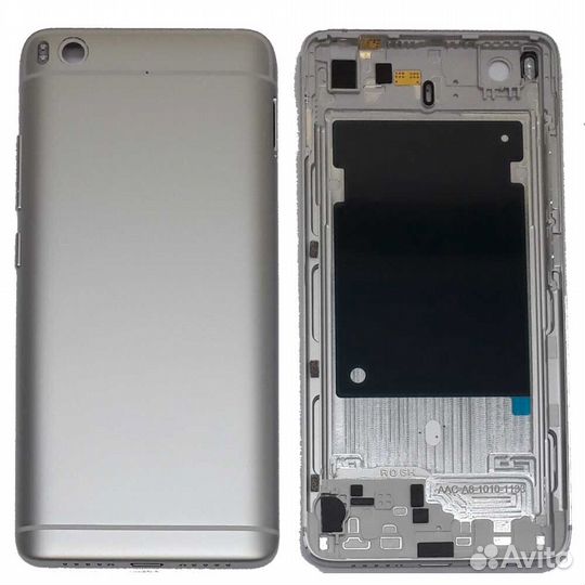Задняя крышка для Xiaomi Mi5s серебристая