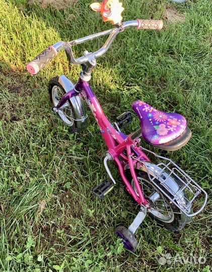 Велосипед радиус 12 с доп.колесами