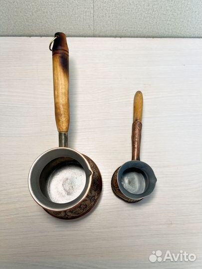 Турка для кофе медная