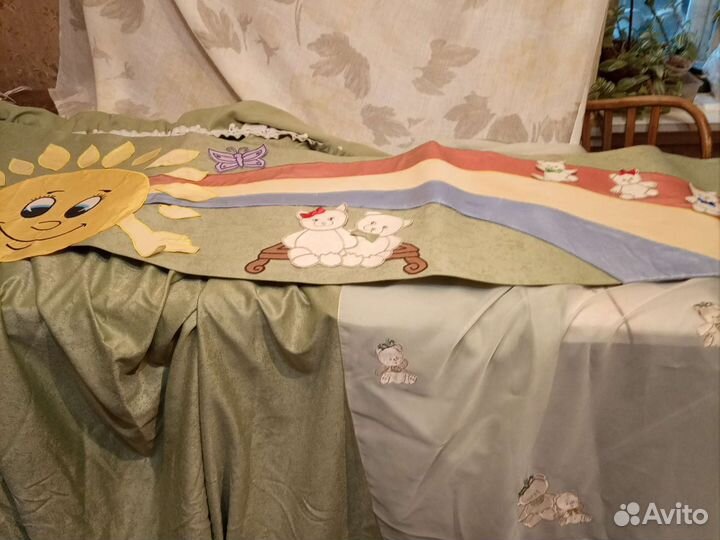 Занавески с багеткой в детскую