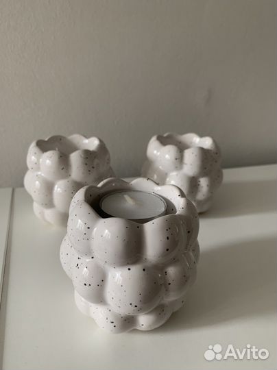 Подсвечники керамические новые