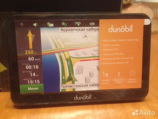 GPS-навигатор Dunobil echo 5.0