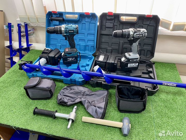 Шуруповерт для ледобура рыбалки Макита Nanwei