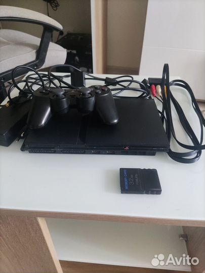 Sony playstation 2 slim + игры