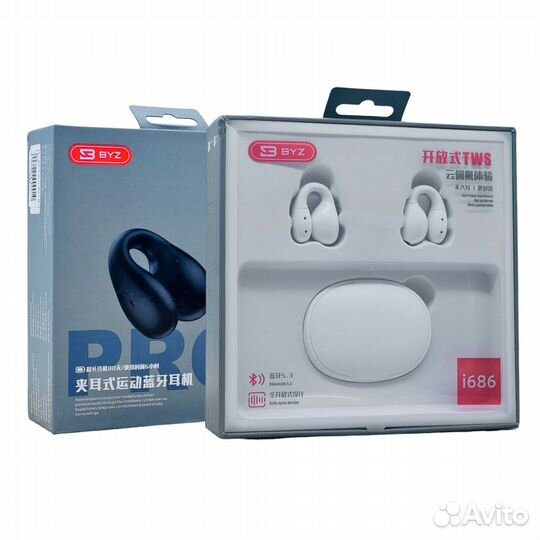 Bluetooth гарнитура BYZ i686 TWS White