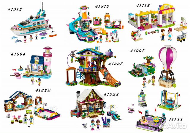 Наборы Lego Friends для девочек, оригинал