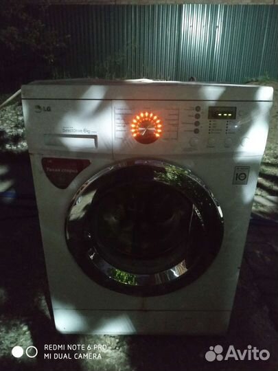 Стиральная машина бу lg 6 кг