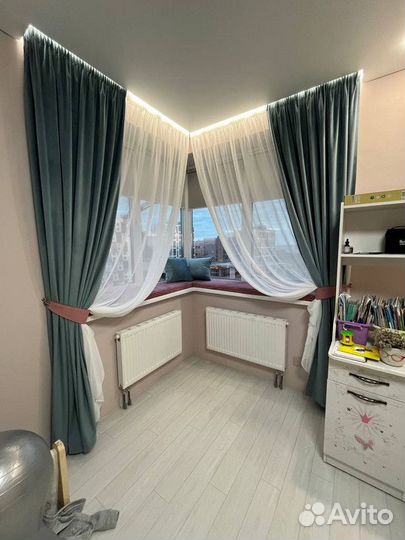 Тюль/рулонные шторы