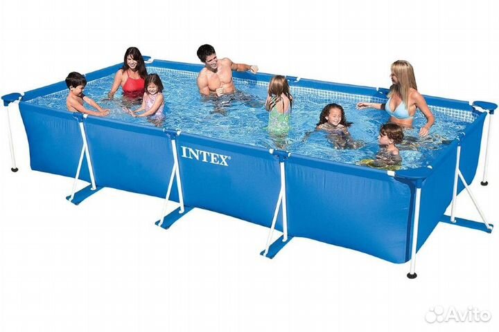 Каркасный бассейн 450х220х84 см intex