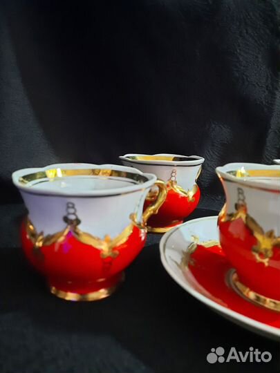 Чайные пары и чашки Красныйбутон