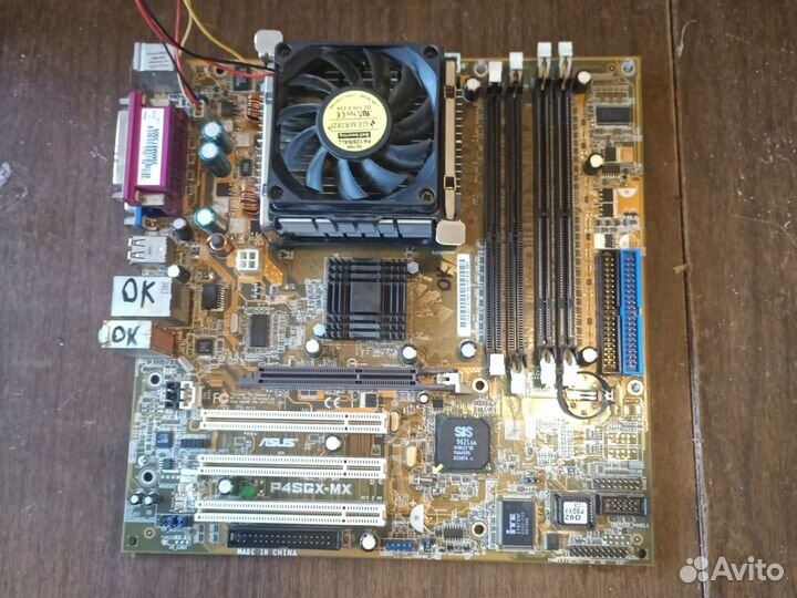 Материнская плата asus P4SGX-MX