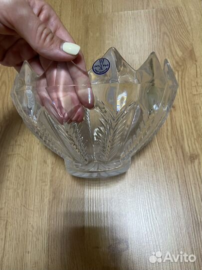 Ваза хрустальная для фруктов