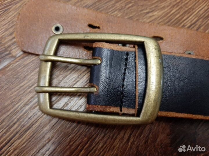Ремень новый. Кожа. длина 90см